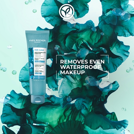 Yves Rocher Pure Algue Gel Makeup Remover with moisturising effect