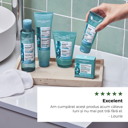 Yves Rocher Pure Algue Gel demachiant cu efect de hidratare