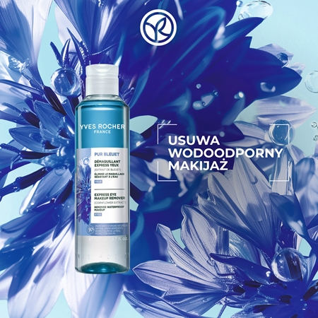 Yves Rocher Pur Bleuet dwufazowy płyn do demakijażu oczu