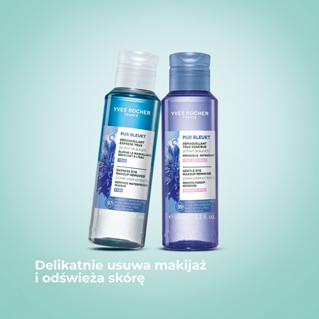 Yves Rocher Pur Bleuet delikatny płyn do demakijażu oczu do wrażliwych oczu