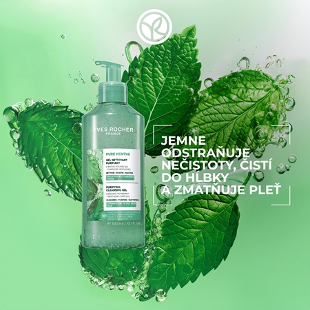 Yves Rocher Pure Menthe hĺbkovo čistiaci gél