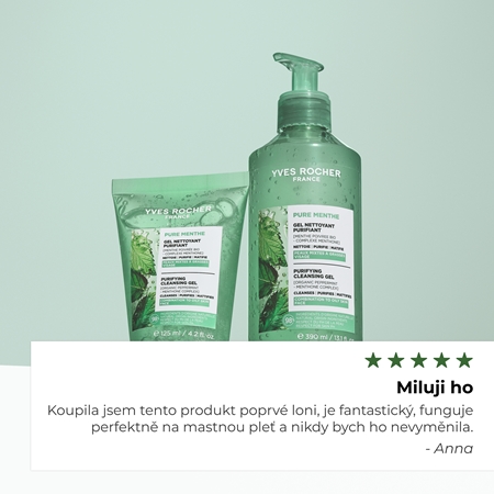 Yves Rocher Pure Menthe hloubkově čisticí gel