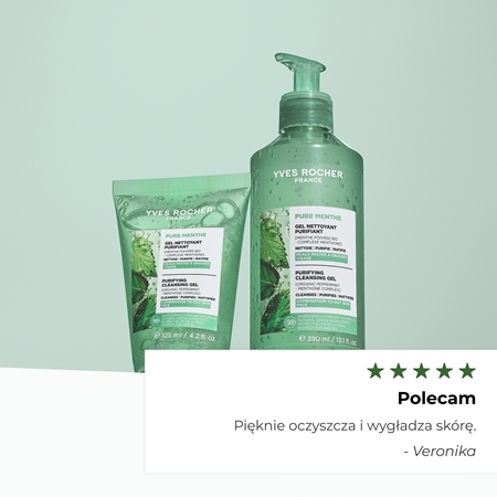 Yves Rocher Pure Menthe żel głęboko oczyszczający