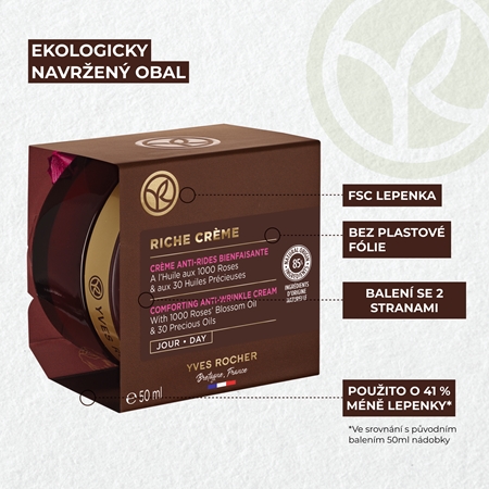 Yves Rocher Riche Créme denní protivráskový krém