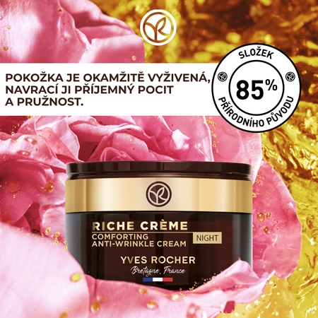 Yves Rocher Riche Créme noční péče proti vráskám