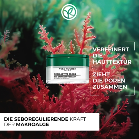 Yves Rocher Sebo Active Clear Gel-Creme gegen die Unvollkommenheiten der Haut