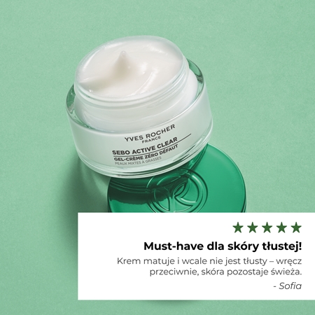 Yves Rocher Sebo Active Clear krem w żelu przeciw niedoskonałościom skóry