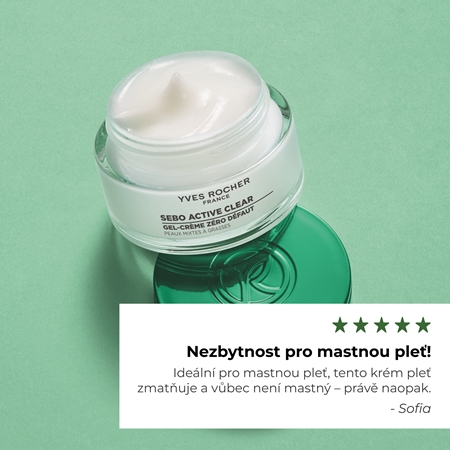 Yves Rocher Sebo Active Clear gelový krém proti nedokonalostem pleti