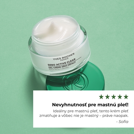 Yves Rocher Sebo Active Clear gélový krém proti nedokonalostiam pleti