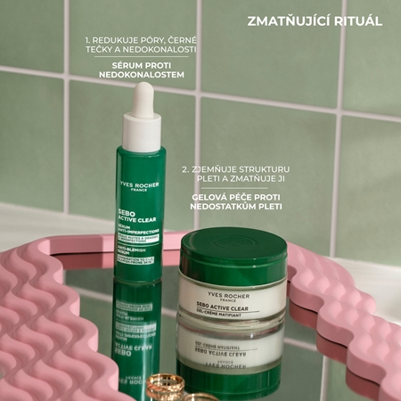 Yves Rocher Sebo Active Clear gelový krém proti nedokonalostem pleti