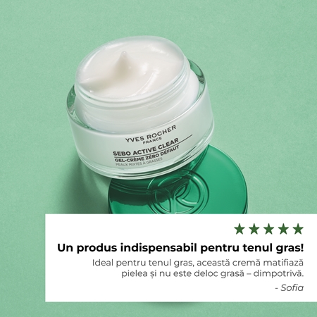 Yves Rocher Sebo Active Clear gel crema impotriva imperfectiunilor pielii
