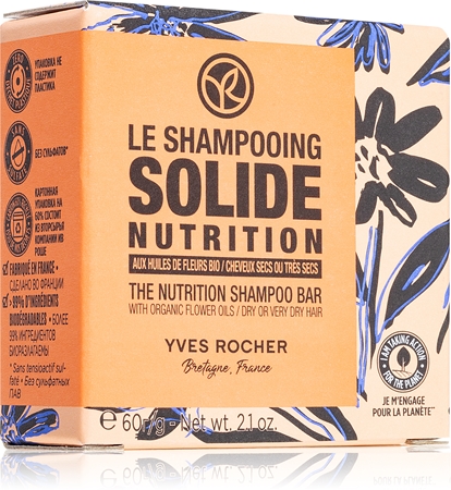 Yves Rocher Green Heroes Σαμπουάν σε μορφή μπάρας για ξηρά μαλλιά