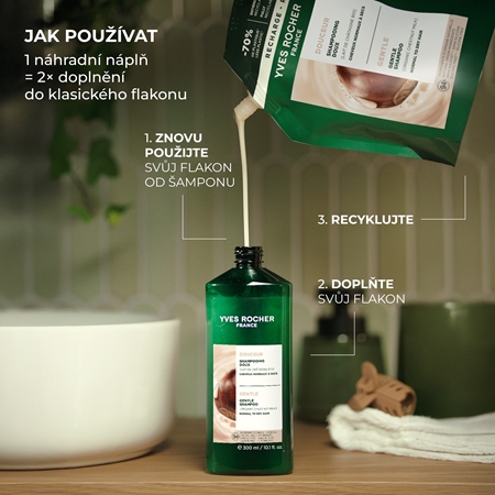 Yves Rocher Douceur zjemňující šampon