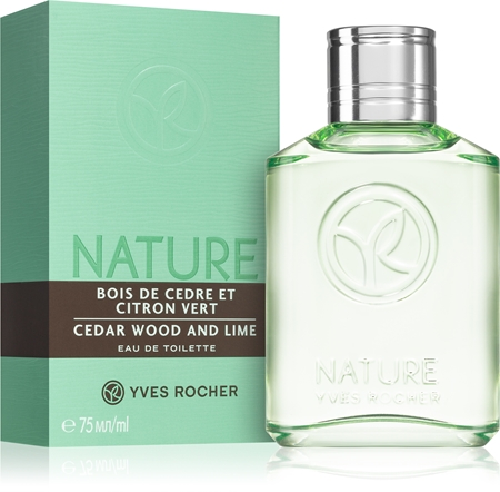 Yves Rocher Nature Cedar Wood & Lime Eau de Toilette pentru bărbați