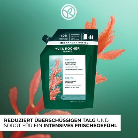 Yves Rocher Pureté reinigendes Detox-Shampoo