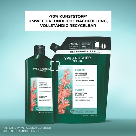 Yves Rocher Pureté reinigendes Detox-Shampoo