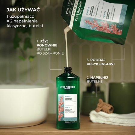 Yves Rocher Pureté szampon oczyszczająco-detoksykujący