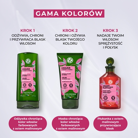 Yves Rocher Couleur odżywka do włosów farbowanych