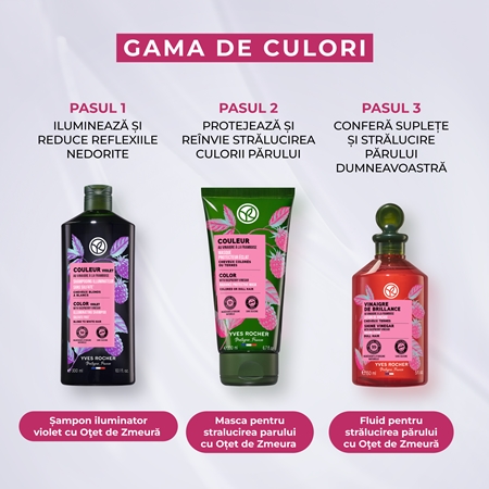 Yves Rocher Couleur șampon pentru neutralizarea tonurilor de galben