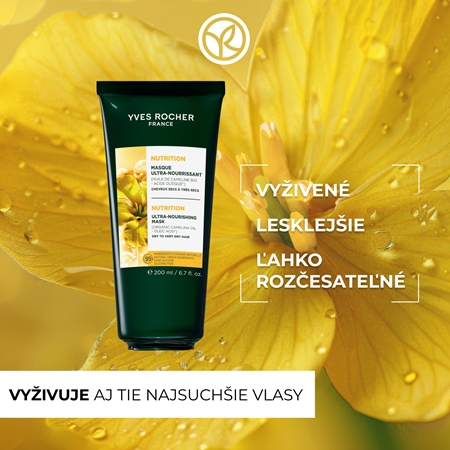 Yves Rocher Nutrition vyživujúca maska na vlasy