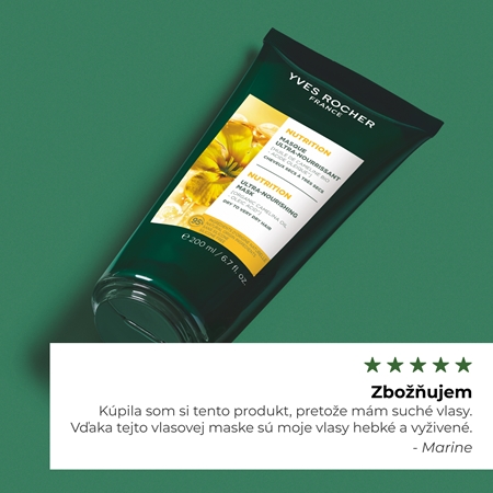 Yves Rocher Nutrition vyživujúca maska na vlasy