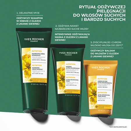 Yves Rocher Nutrition odżywcza maska do włosów