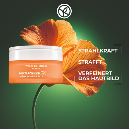 Yves Rocher Glow Energie aufhellende Crem für straffe Haut