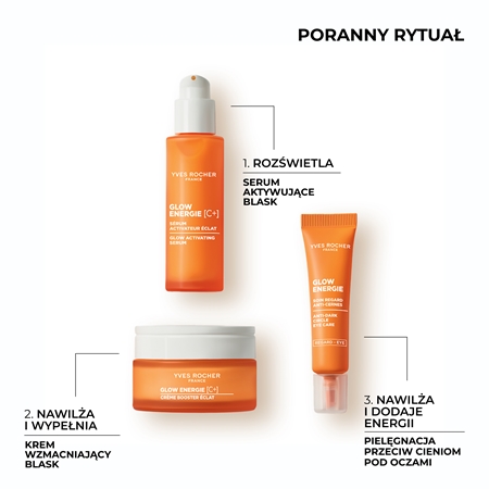 Yves Rocher Glow Energie krem rozjaśniający napinający skórę