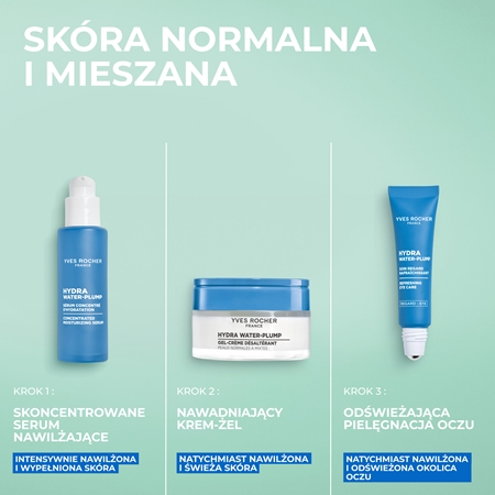 Yves Rocher Hydra Water-Plump nawilżający krem żelowy do cery normalnej i mieszanej