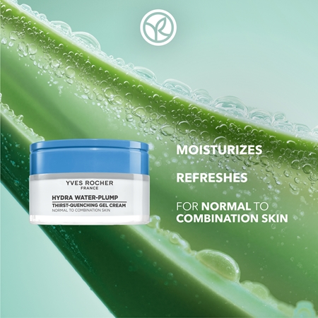 Yves Rocher Hydra Water-Plump Moisturizing Gel Cream for normal and combination skin