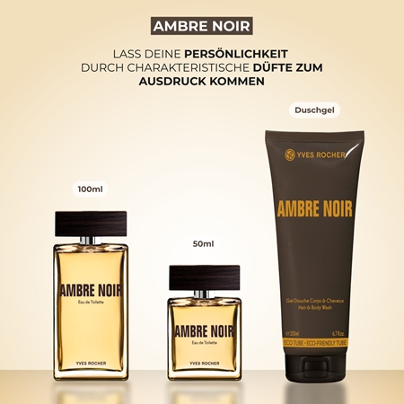 Yves Rocher Ambre Noir Duschgel für Haare und Körper für Herren