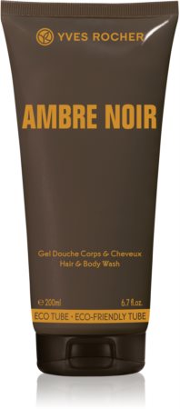 Yves Rocher Ambre Noir Duschgel för kropp och hår för män