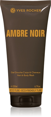Yves Rocher Ambre Noir tusfürdő gél testre és hajra uraknak