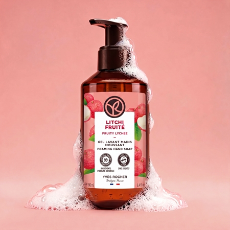 Yves Rocher Fruity Lichee flüssige Seife für die Hände