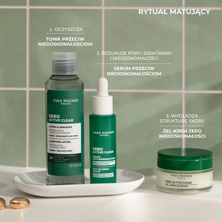 Yves Rocher Sebo Active Clear oczyszczający tonik