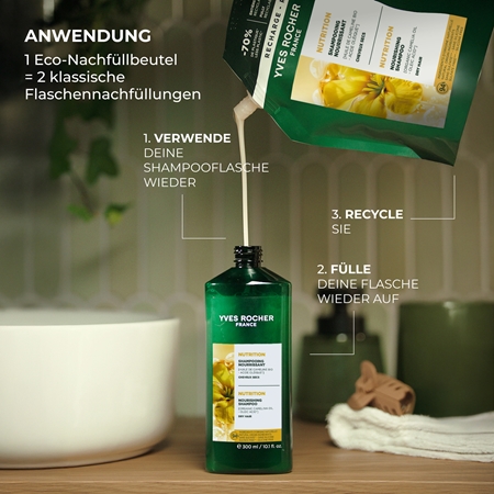 Yves Rocher Nutrition Shampoo mit ernährender Wirkung