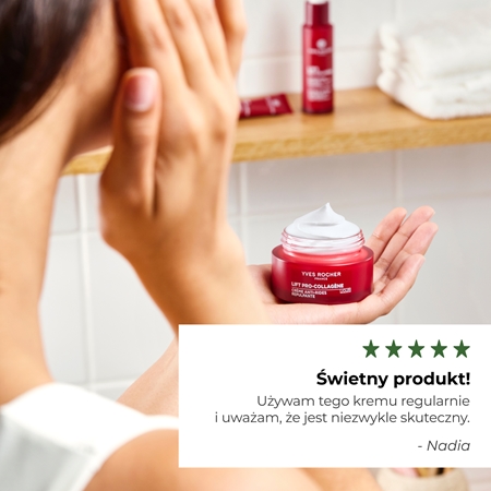 Yves Rocher LIFT PRO-COLLAGÈNE krem wygładzający na dzień przeciw zmarszczkom