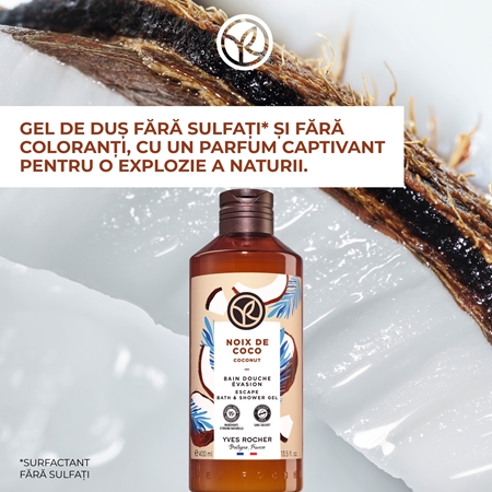 Yves Rocher Bain de Nature gel de dus hranitor