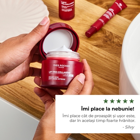 Yves Rocher LIFT PRO-COLLAGÈNE îngrijire intensivă pentru hrănirea și întinerirea tenului matur