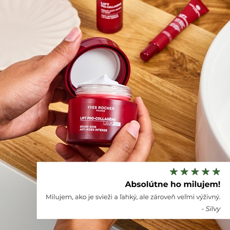 Yves Rocher LIFT PRO-COLLAGÈNE intenzívna starostlivosť pre výživu a omladenie zrelej pleti