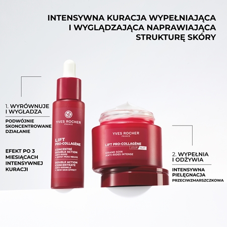 Yves Rocher LIFT PRO-COLLAGÈNE intensywna pielęgnacja odżywiająca i odmładzająca do skóry dojrzałej