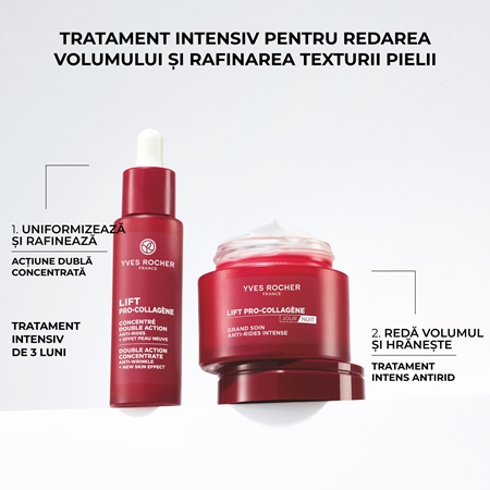 Yves Rocher LIFT PRO-COLLAGÈNE îngrijire intensivă pentru hrănirea și întinerirea tenului matur