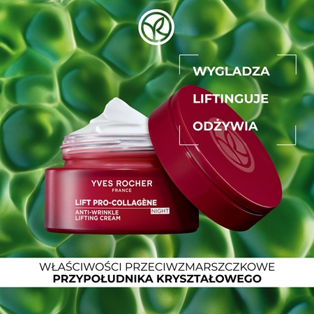 Yves Rocher LIFT PRO-COLLAGÈNE wygładzający krem przeciwzmarszczkowy na noc