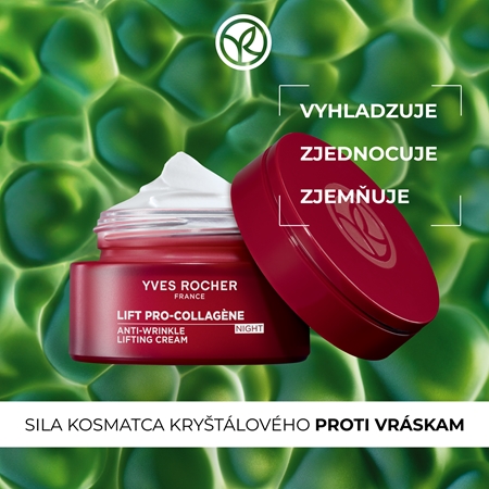 Yves Rocher LIFT PRO-COLLAGÈNE nočný vyhladzujúci krém proti vráskam