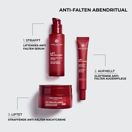 Yves Rocher LIFT PRO-COLLAGÈNE glättende Nachtcreme gegen Falten