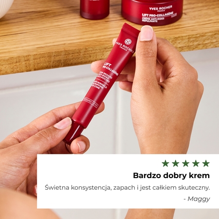 Yves Rocher LIFT PRO-COLLAGÈNE pielęgnacja przeciwzmarszczkowa przeciw cienom i obrzękom wokół oczu