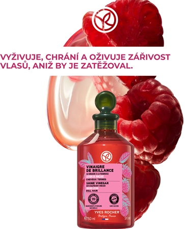 Yves Rocher Brillance malinový ocet pro lesklé vlasy