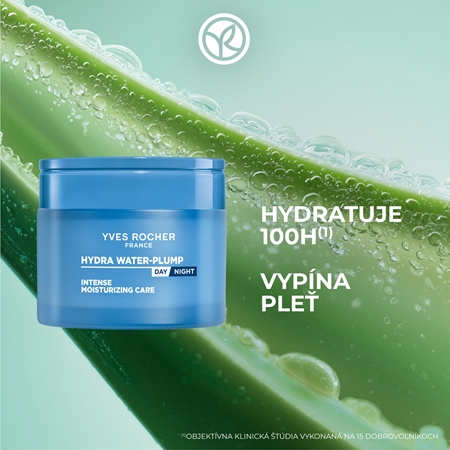 Yves Rocher Hydra Water-Plump intenzívna hydratačná starostlivosť