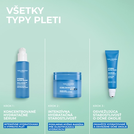 Yves Rocher Hydra Water-Plump intenzívna hydratačná starostlivosť