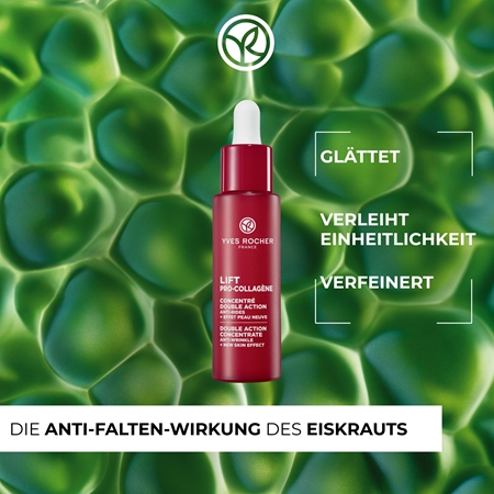 Yves Rocher LIFT PRO-COLLAGÈNE konzentriertes Serum strafft die Haut und verfeinert Poren